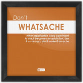 Funny Wall Posters | Brown Poster Frame | Quirky Humour Poster Wall Frame for Office & Home Décor, Quotes Printed Poster with Frame